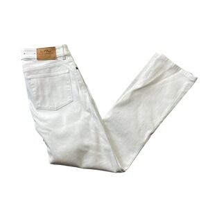 Lauren Ralph Lauren 6 heritage Jeans Snow White Denim Straight Leg Cotton Blend